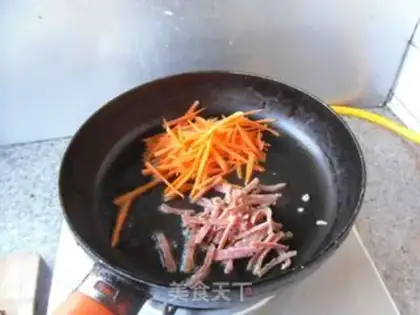 Make Salted ham noodles step 6