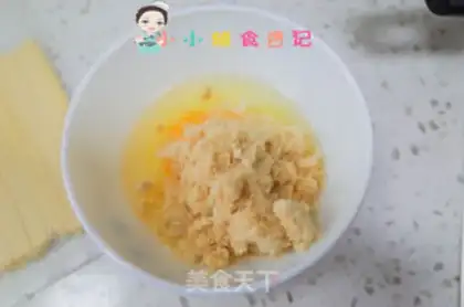 Make The green tofu egg noodles step 3