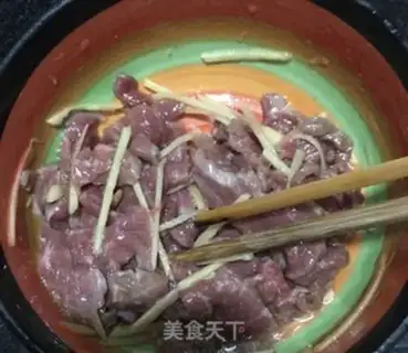 Make Wild onion beef step 5