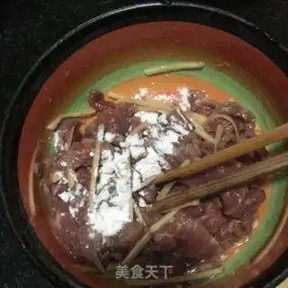Make Wild onion beef step 6
