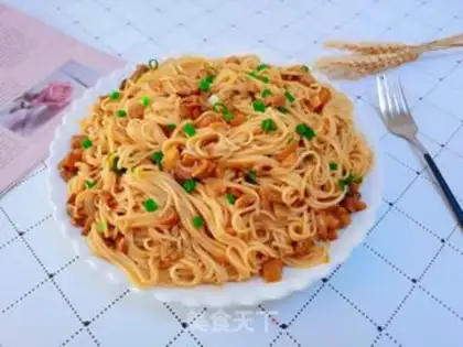 Make Spaghetti mushroom sauce step 8