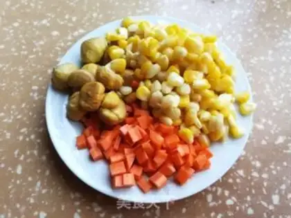 Make Carrot crotch corn juice step 0