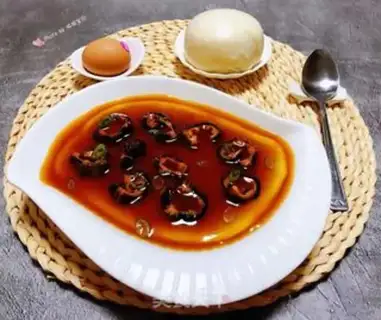 Make Sea cucumber steamed eggs step 9
