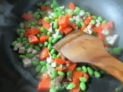 Make Scrambled beans step 4