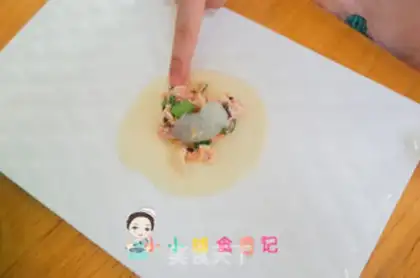 Make Three fresh dumplings step 8