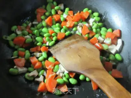 Make Scrambled beans step 6