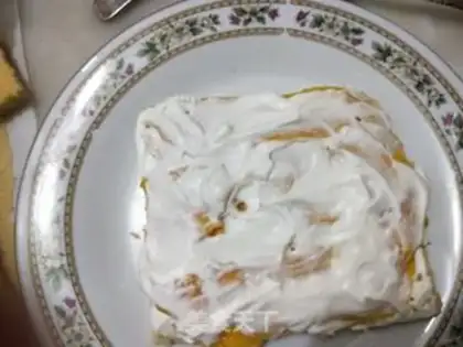 Make A flower cake step 3