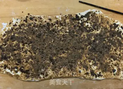 Make Red sugar sesame pancakes step 7