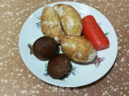 Make Potato-head mushroom fried rice step 0