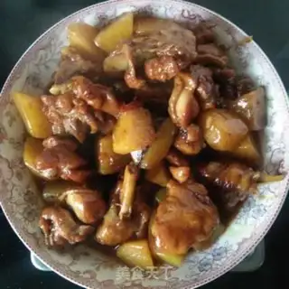 Make Potato chicken leg step 11