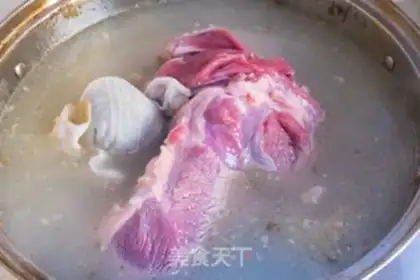 Make Scorch lamb soup step 5