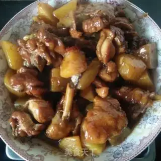 Make Potato chicken leg step 12