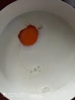 Make Flamingo evaporated eggs step 2