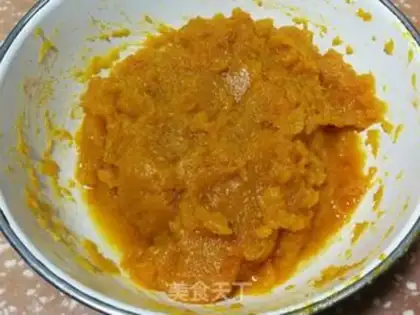 Make Pumpkin potato buns step 1