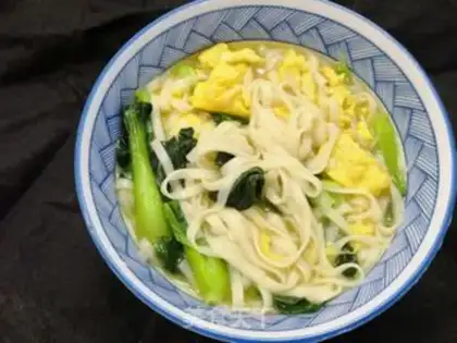 Make A green egg noodles step 9