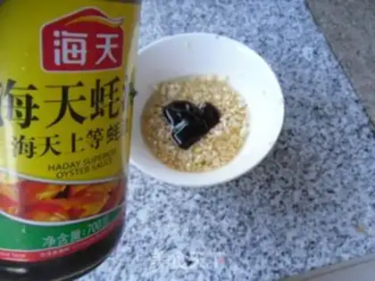 Make Garlic fan sap step 5