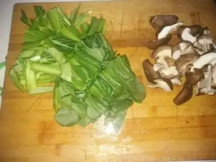 Make Flaming mushrooms step 1