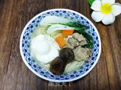 Make Eggbone soup noodles step 10