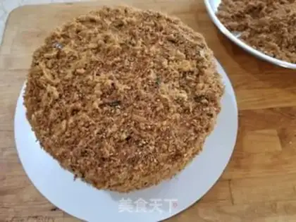 Make Chestnut cream pine cake step 11