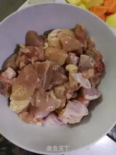 Make Curry chicken step 1