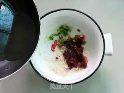 Make Sour soup fish noodles step 2