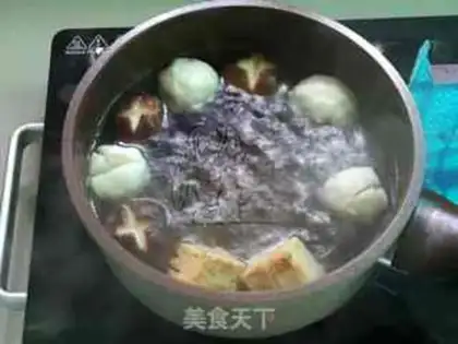 Make Sour soup fish noodles step 4