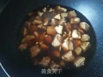 Make Wrinkled carrots, curry step 8