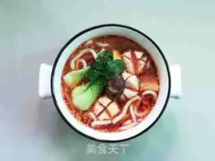 Make Sour soup fish noodles step 6