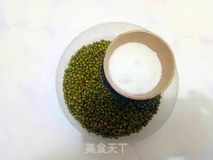 Make ♪ A pancake of green soybeans ♪ step 0