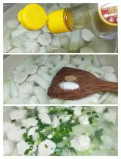 Make Pond melon fishball soup step 4