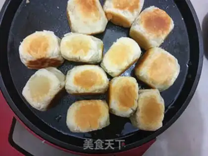 Make ♪ A pancake of green soybeans ♪ step 21