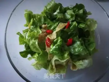 Make Lettuce with gold rolls step 6