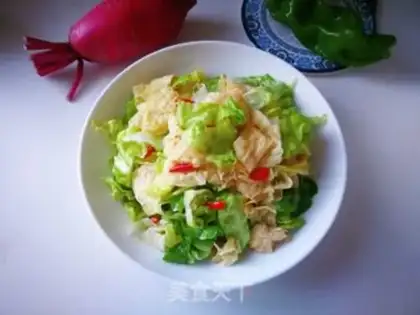 Make Lettuce with gold rolls step 8