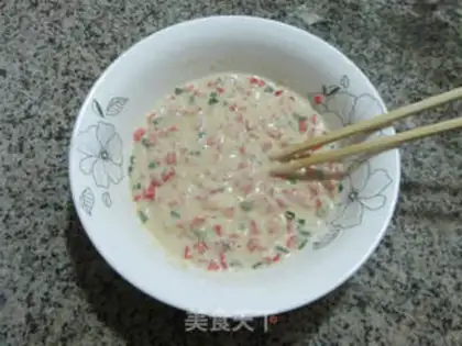 Make Duck egg pepper pancakes step 5