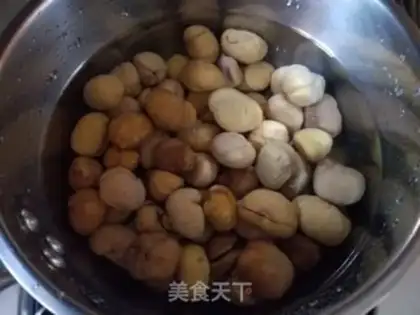 Make Chestnut mud step 1