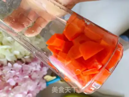Make Carrot red bean bun step 2