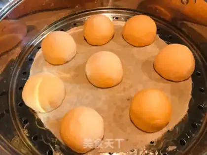 Make Carrot red bean bun step 10