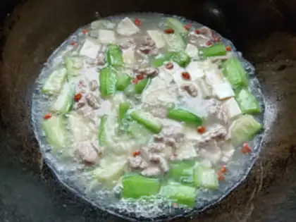 Make Tofu soup step 7