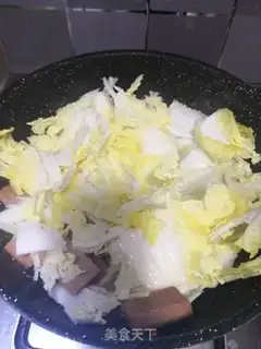 Make Bean curd with cabbage step 9