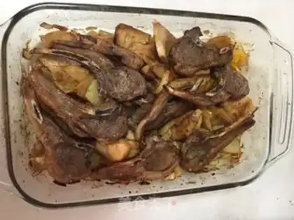 Make French lamb chops step 9