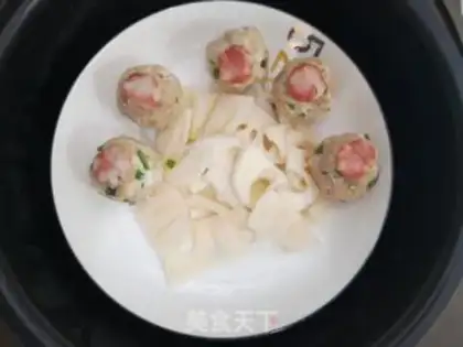 Make Lian Yum rice meatballs step 7