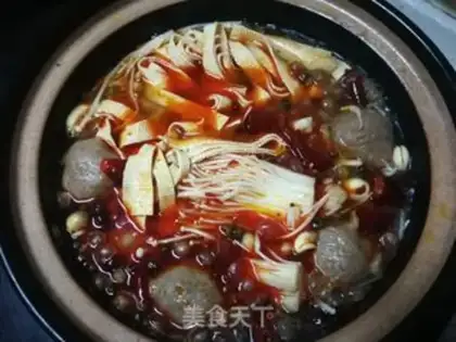 Make Sour-cracked tofu pan step 3