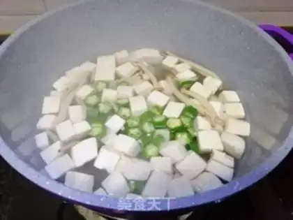 Make Autumn tofu step 5