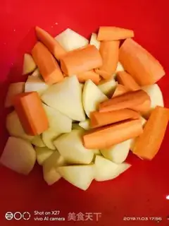 Make Potato carrots step 0