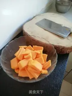 Make Pumpkin cake step 1