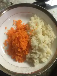 Make Porridge meatballs step 1