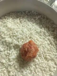 Make Porridge meatballs step 5