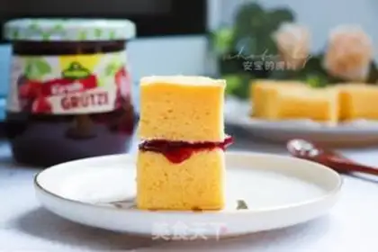 Make Japanese cotton cake step 16