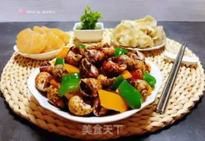 Make Pepper chili and snail step 9
