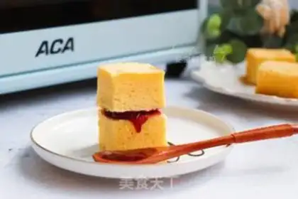 Make Japanese cotton cake step 17